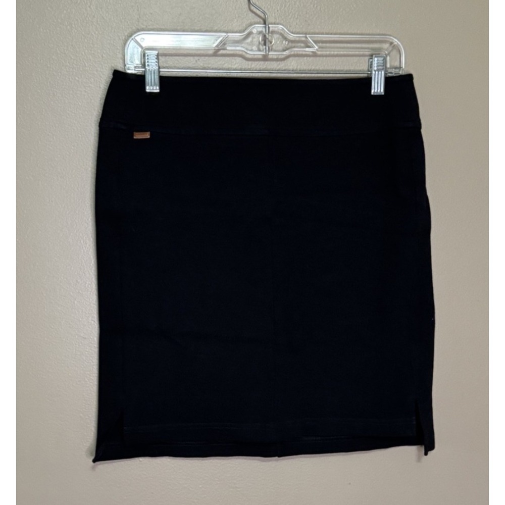 Lacoste Black Knit Mini Skirt Womens Size 40 EU 8 US F3954 Preppy Casual Solid